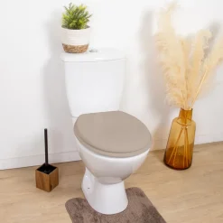 Abattant wc mdf 18 pouces taupe