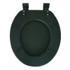 Abattant wc mousse noir 36x39cm