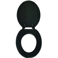Abattant wc mousse noir 36x39cm