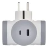 Adaptateur 2 prises usb a+c