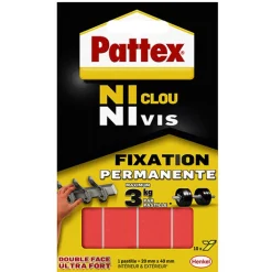 Adhesif fixation 10 pastilles