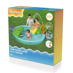 Aire de jeux et piscine gonflabl