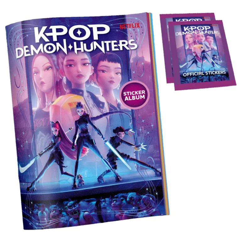 Album + 25 stickers kpop demon h