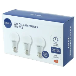 Ampoule b22 806lm simply x3