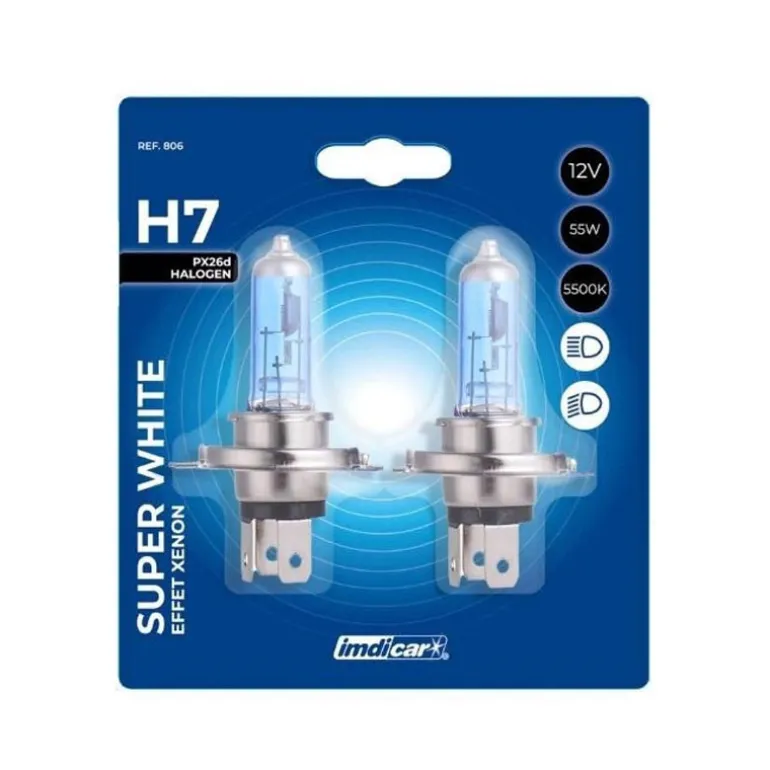 Ampoules x2 h7 superwhite