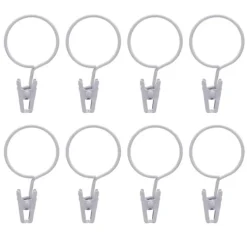 Anneau pince x 8 - blanc
