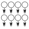 Anneau pince x 8 - noir