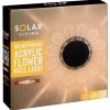 Applique fleur murale solaire