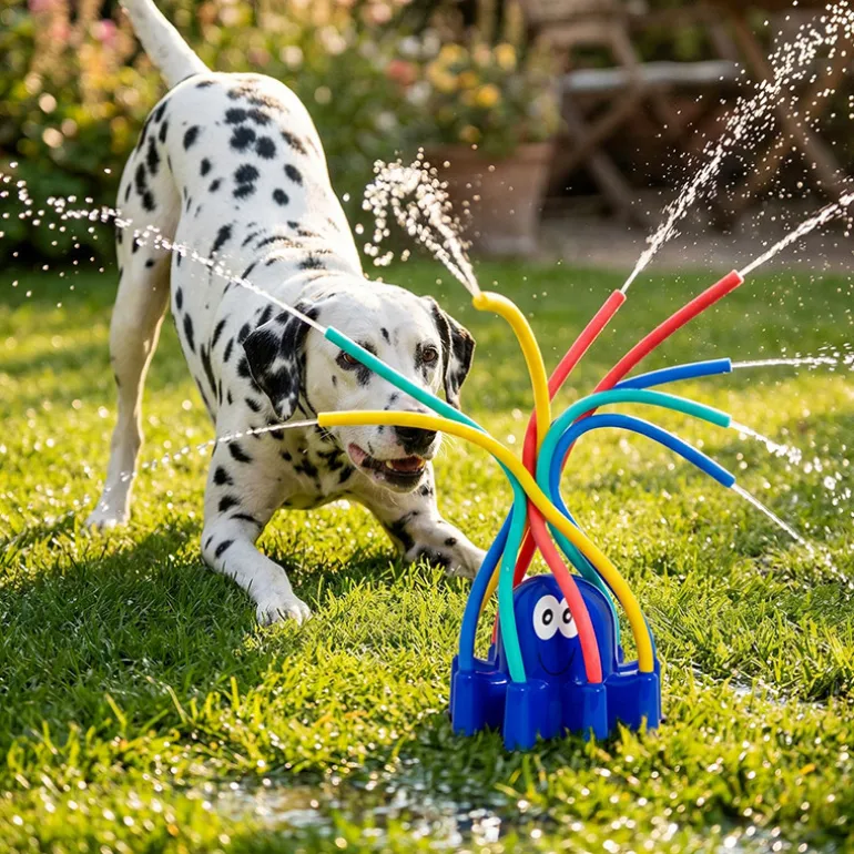 Arroseur pour chien pieuvre