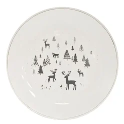 Assiette a dessert cerf nordic
