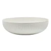 Assiette creuse bord strie d21cm
