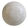 Assiette creuse creme bi-texture