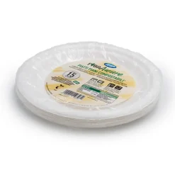 Assiette d23cm x15 bagasse