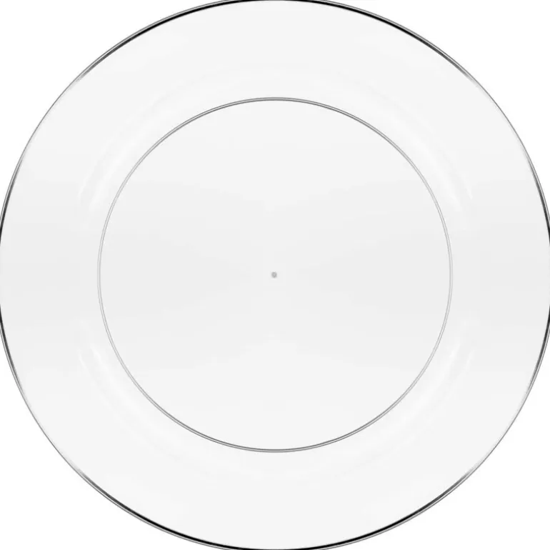 Assiette d23cm x10 plastique reu