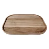 Assiette de presentation acacia