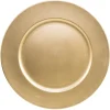 Assiette de presentation or