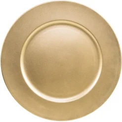 Assiette de presentation or