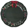 Assiette de service feuilages
