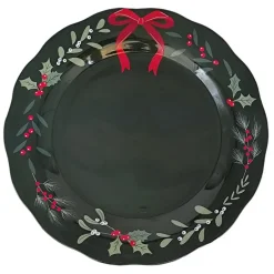 Assiette de service feuilages
