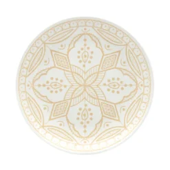 Assiette dessert ankara beige