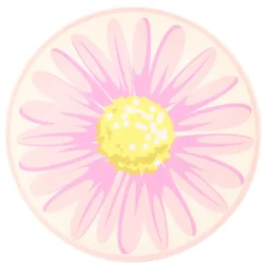 Assiette plastique d26cm garden