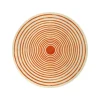 Assiette plastique d25cm orange