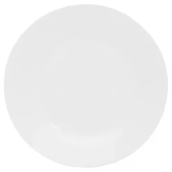 Assiette plate blanche