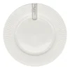 Assiette plate bord strie d27cm