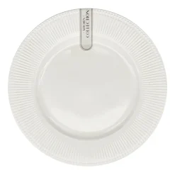 Assiette plate bord strie d27cm