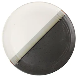 Assiette plate motif traits d27c
