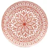 Assiette plate terracotta