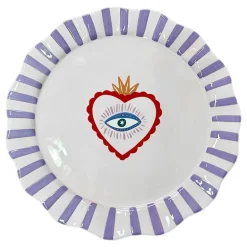 Assiette plate yucatan coeur