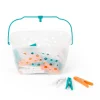 Bac et 48 pinces a linge