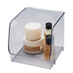 Bac transparent empilable