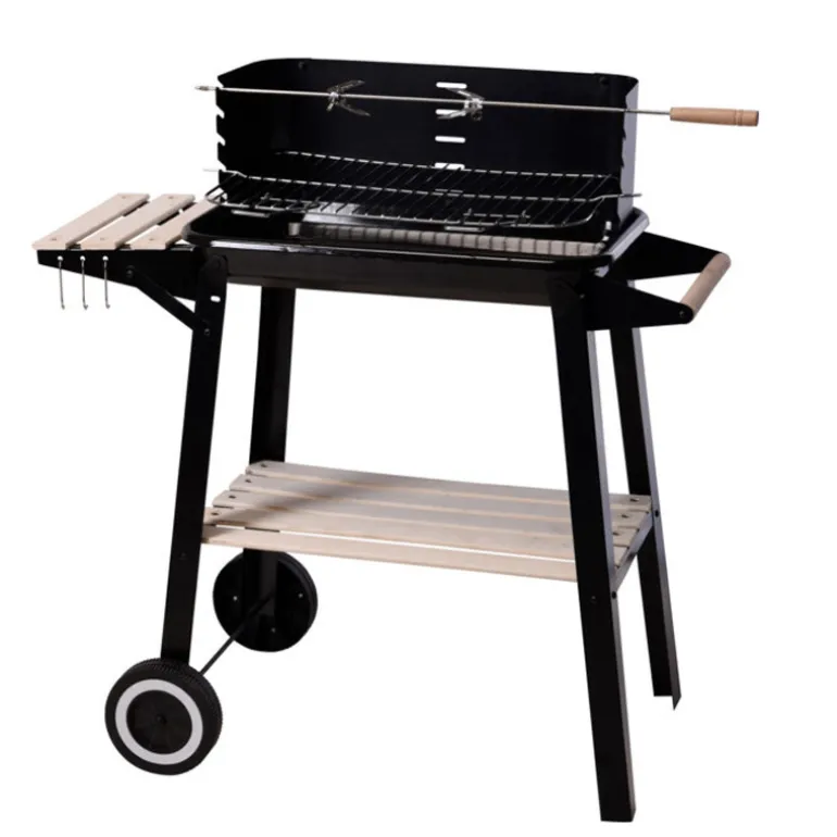 Barbecue a charbon rect avec rep