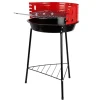 Barbecue rond rouge o33cm
