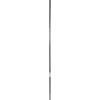 Barre bois 2.50 m d28 - noir mat