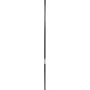 Barre bois 2.00 m d28 - noir mat