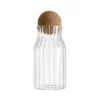 Bocal en verre bouchon boule