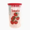Bocal en verre tomate