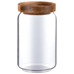 Bocal rond verre bouchon 800ml