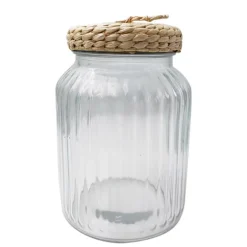 Bocal strie naturel 1l