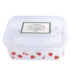 Boite alimentaire plastique clip