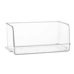 Boite empilable transparente m