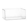 Boite empilable transparente l
