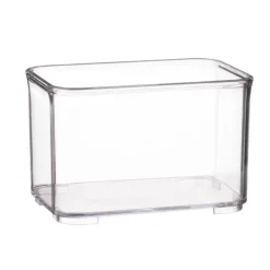 Boite empilable transparente