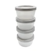 4 boites alimentaire ronde 200ml