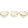Bol blanc et lisere dore d12.4cm