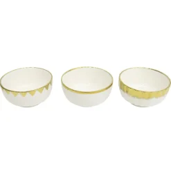 Bol blanc et lisere dore d12.4cm