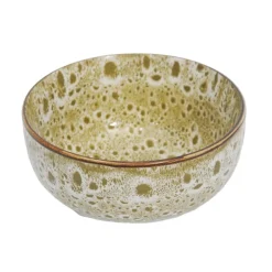 Bol creme tachete d13.9cm